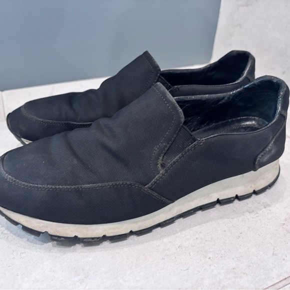 Womens Prada black sneaker Shoes 8 38 - Picture 1 of 7